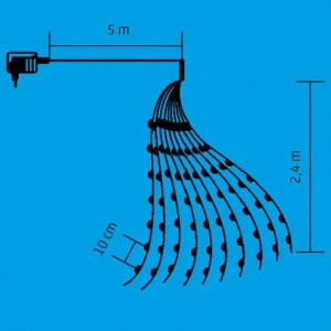 Somogyi ML 250G/WH Micro LED-es fényfüzérköteg hidegfehér